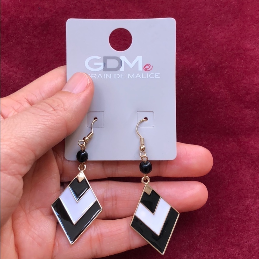 “3 for $20” | NWOT, Geo Statement Dangle Earrings